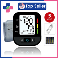 USA Top Sale Blood Pressure Monitor 5 Year Warranty Blood Pressure Digital Monitor Full Set Heart Rate Detection Accurate Measurement Blood Pressure Monitor Digital