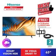 [FREE SHIP+2 GIFT] Hisense 65" 65A6100H A6100H Series 4K UHD HDR Smart TV - 2022 Model