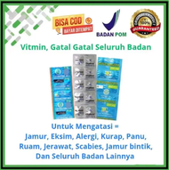Obat Gatal Gatal Ampuh Paketan Tablet Paten KETOCONAZOLE obat gatal seluruh badan obat gatal pada ku