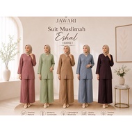 [JAWARI] Set Baju dan Seluar Wanita Sepasang Suit Muslimah Eshal Clothing