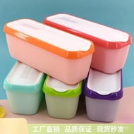 Storage Box Ice Cream Box Plastic Kitchen Rectangular Large Ice Cream Box Refrigerator Storage Box I