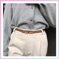 Women's fashion belt women's belt women's belt for dress belt Korean fashion leather buckle reversib