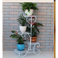 [Hot item] Rak bunga 4 tingkat/Euro Style Flower Pot Rack 4 Tier Love Style 0043