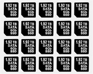 20PCS Capacity Sticker Label for Hard Drive Tray Caddy DXD9H 0DXD9H X7K8W 0X7K8W, Compatible for Del