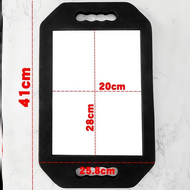 Outdoor Stall Haircut Mirror Hand-Held Large round Rearview Mirror Hair Salon Fall Back Mirror Hair