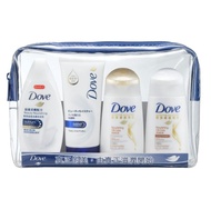 Dove 多芬旅行套裝  潤髮乳50ml + 洗髮乳 50 ml + 洗面乳30g + 沐浴露45g Travel Pack Conditoner + Shampoo + Facial Foam + 