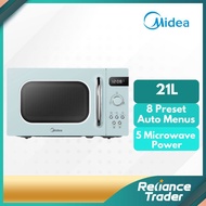 Midea 21L Digital Microwave Oven with 8 Auto Menus AM821C2RA(GN)