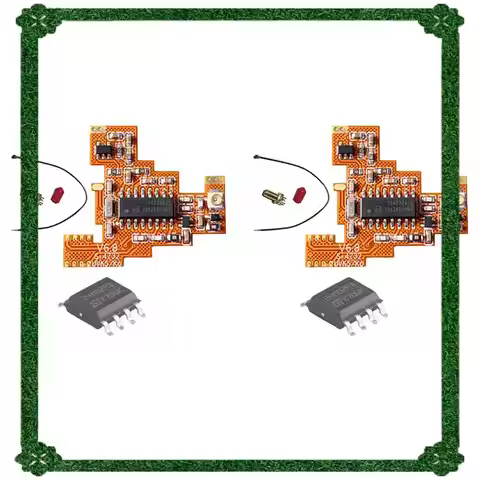 T64C! 2X SI4732 V6.8 FPC Module with 2M Expansion Chip for Quansheng UVK5 K6 Shortwave Full Band Sin