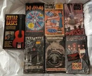 全套自由出價 Pls offer whole set SALE NTSC VHS VIDEO TAPE MUSIC rock band live 中英文音樂電影錄影機錄影帶 no cd def lep