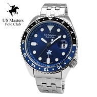 นาฬิกาข้อมือผู้ชาย US Master Polo Club รุ่น USM-230202 ขนาดตัวเรือน 46 มม. กรอบ สาย ตัวเรือน Stainless steel