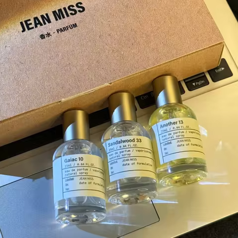 JEAN MISS 3‑Pcs Perfume Set Sandalwood Gaiac Another 13 Eau De Parfum Long Lasting Neutral Fragrance
