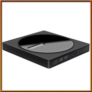 [V E C K] 1 Piece USB 3.0 Type C External CD DVD RW Optical Drive Black Plastic for Laptop External CD DVD Player