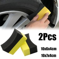 ✡2Pcs Car Wheel Cleaning Sponge Tire Wash Wiper for opel astra j h g insignia corsa ☄♥