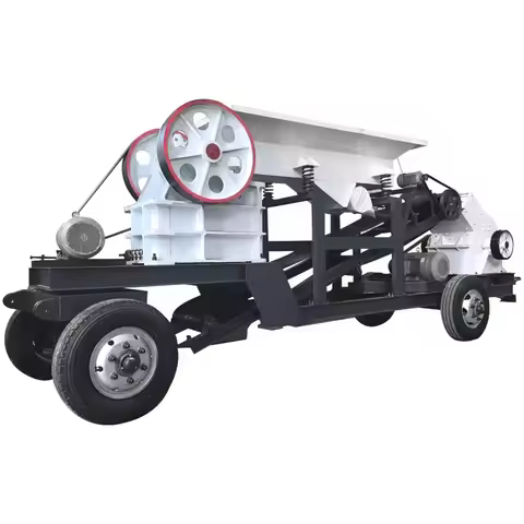 YG Customized 50 Tons Per Hour Gold Ore Mine Stone Combined Sand Making Machine Including Jaw Crushe