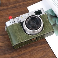 Ốp Lưng Nửa Máy Ảnh Fujifilm X100VI Với Thiết Kế Mở Đáy Bằng Da Nhân Tạo Dây Đeo Vai Đi Kèm Tấm Bảo