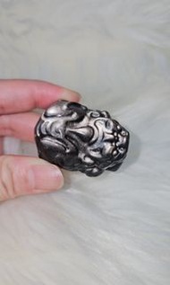 銀曜石貔貅擺件包平郵