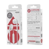 [Type C有線耳機]Wired Earphones with Super Extra Bass, in-line Mic, Type C – White Wk life Y12 直插式麥克風Typ