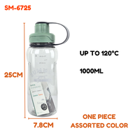 SHOTAY BPA-FREE Water Bottle Premium Plastic Water Bottle Heat Resistant Up to 120°C
