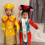 Emperor Dragon Robe Dynasty Costume Checkered Ancient Cheongsam Tang Hero Chinese New Year Style Hal