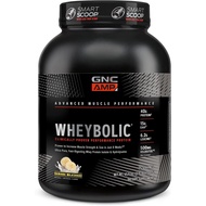 Serbuk Protein Terbukti Klinikal Wheybolic AMP GNC, Protein Whey 40g, BCAA, Leucine, Meningkatkan Ke