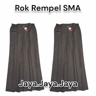 Rok Sekolah SMA/Rok SMA abu abu Panjang/Seragam Sekolah SMA Putih Abu