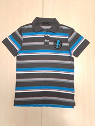 SAMUEL & KEVIN 條紋Polo衫 Size M