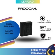 ready stock Proocam DMW-BLG10 BLE9E Battery for PANASONIC LUMIX DMC GF6 GX7 GX85 LX100 CAMERA