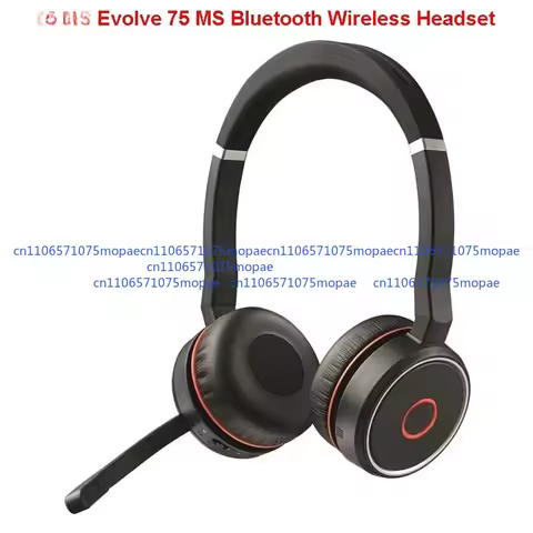 Used 98% new for Jabra Evolve 75 MS Bluetooth Wireless Headset With Noise-Cancelling Microphone