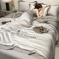 Ice Silk Duvet Single/queen/king Size Quilt Ice Silk Thin Summer Quilt Thin Blanket Comforter Silky 