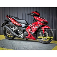 Monter removable sticker for Winner X V3 car in HRC Red, Black Red