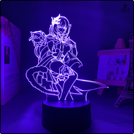 [ihunk] Led Night Light Honkai Impact 3rd Elysia for Child Bedroom Decoration Nightlight Birthday Gi