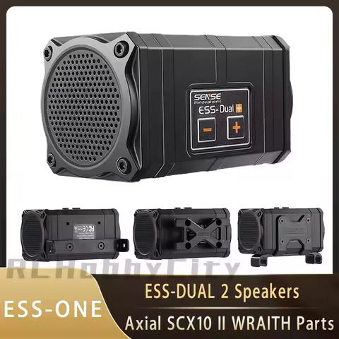 RC Car Engine Sound Simulator ESS-DUAL Plus Engine Sound Engine Simulated Module Set for Axial SCX10