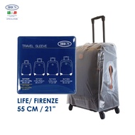 Brics Milano พลาสติกคลุมกระเป๋าเดินทางสำหรับรุ่น LIFE/FIRENZE TRANSPARENT COVER 21" 27" 30" 32" ออกแ