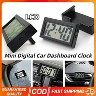 Mini Digital Car Dashboard Clock With LCD Time & Day Display ﻿Self Adhesive Simple Digital Clock Car