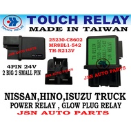 TH-R213V 4PIN 24V 2B2S POWER RELAY TOYOTA HINO NISSAN FUSO TRUCK LORRY AKSESORI 25230-C8602 25230-10