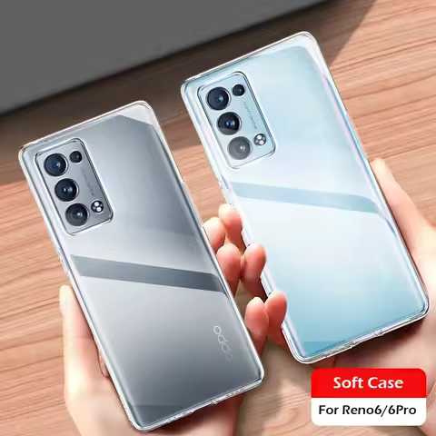 For OPPO Reno6 Pro Plus 5G Reno 6 ProPlus 6Z Reno6Z Clear Soft TPU Case Cover Phone Shell Case Prote