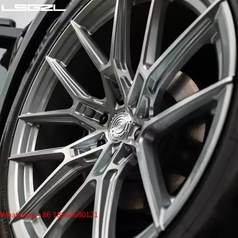 Polish Lip 2 Piece Forged Alloy Wheels 6061 T6 Completely Forged 17 18 19 20 21 22 23 Inch 5x114.3 5