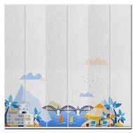 MIISOO 3D Wallpaper Dinding Kotak Foam Motif Ukuran 70cmX70cm Waterproof Sticker kamar anak