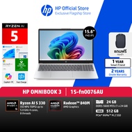 HP OmniBook 3 | Ryzen AI 7 350 | AMD Radeon 860M | 24GB/512GB | Copilot+ PC | WIN11+MS24 | 2Yrs โน๊ต