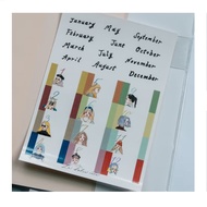 La Dolce Vita Transparent Sticker - Sweet Life Month Index