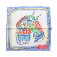 【二手】愛馬仕 HERMES 絲巾 Petit Carré Carre 45 CHEVALOSCOPE NEON 真絲方巾 女士 全新未使用