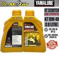 100% ORIGINAL YAMALUBE 4T AT SCOOTER 10W-40 SEMI SYNTHETIC ENGINE OIL LUBRICANT MINYAK HITAM ENJIN EGO EGOS FI EGOLC LC