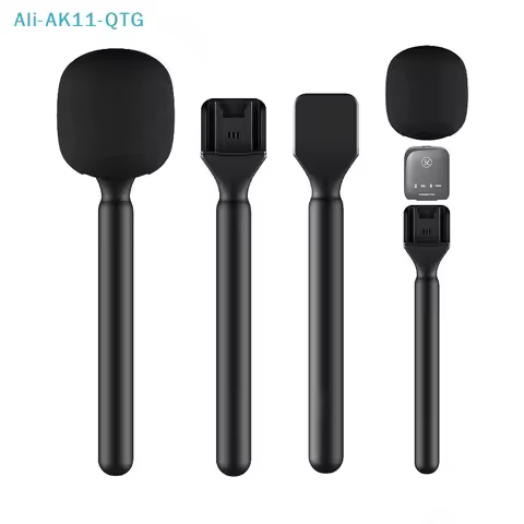 New Handheld Wireless Microphone Adapter Holder For Interview With Silent Foam For Rode Wireless GO 