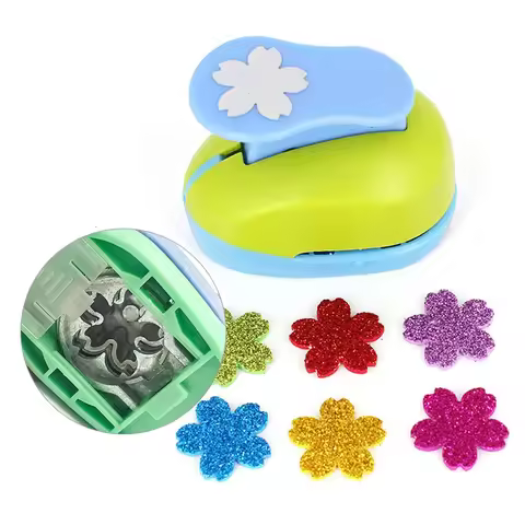 Color DIY Scrapbook Punches Sharper Embossing Punches Handmade Cutter Card Craft Flower Paper Punche