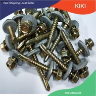 VM SELF DRILLING SCREW WITH WASHER AWNING SCREW SKRU ONING SKRU ATAP SKRU IKAT BUMBUNG SKRU BESI