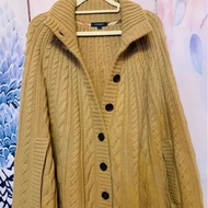 BURBERRY羊絨斗篷38碼