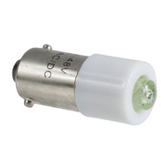 SZ 10 pcs DL1CJ0243 LED bulb, BA 9s, green, 24 V AC/DC