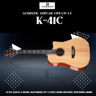Caesar K-41C acoustic guitar cutaway