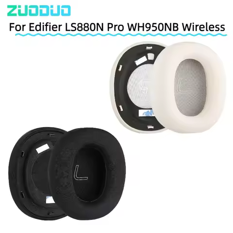 ZUODUO Ear pads for Edifier LS880N Pro WH950NB Wireless Headphones Memory Sponge Sleeves Cover Case 