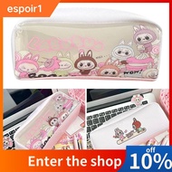 ESPOIR Labubu Pencil Bag, Office School Supplies Cotton Pencil Cases, Cute Cartoon Large Capacity St